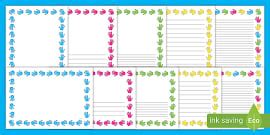 FREE! - Multicolour Page Borders (teacher made)