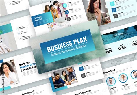 Modern Business Plan Presentation Design Stock Template | Adobe Stock