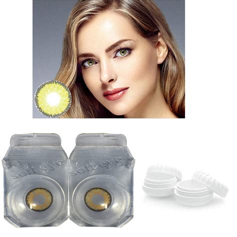 Buy Soft Eye Monthly Contact Lense Of Honey Hazel Color (Zero Power ...