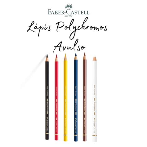 Lápis de cor Polychromos Faber-Castell - Profissional - avulso ...