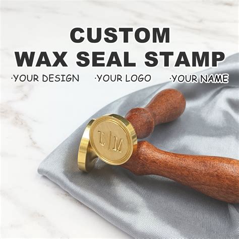 Custom Wax Stamp Kit, Custom Any Logo Wax Seal, Personalized Wax Seals ...