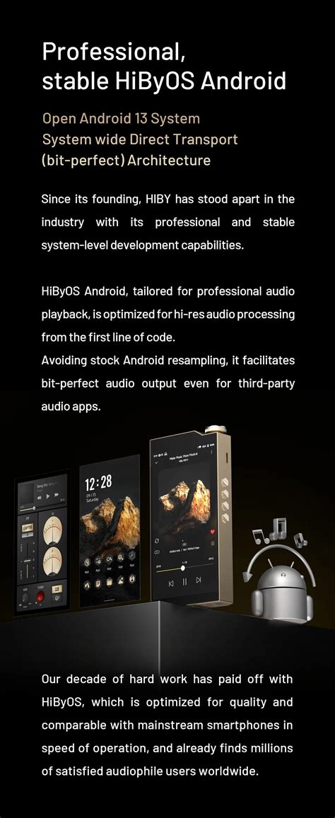HiBy RS8 II Ultra Hi-End Android Digital Audio Player