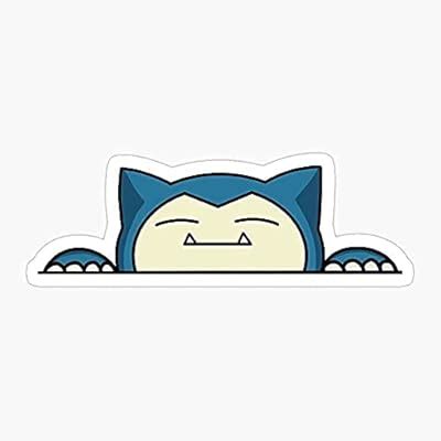 Buy Snorlax Anime - Sticker Graphic - Vinyl Waterproof Sticker Decal ...