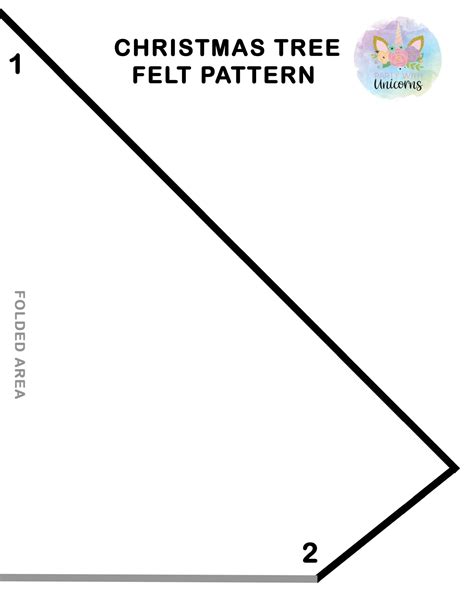 Felt Christmas Tree Pattern 的图像结果