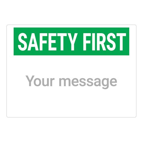 Image result for Custom Safety Signs