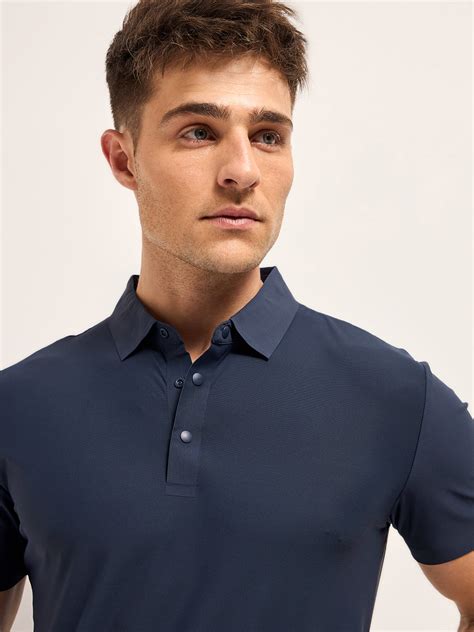 Shop Diamond Blue Solid Slim Fit Polo T-shirt Online – bearhouseindia