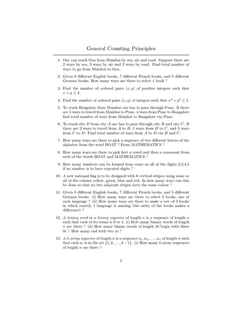 Image result for Combinatorics Problem Solving