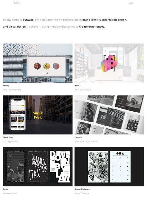 Graphic Design Portfolio Template on Yellow Images Creative Store