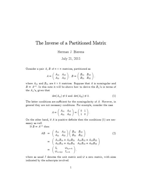 Image result for Block Matrix Inversion