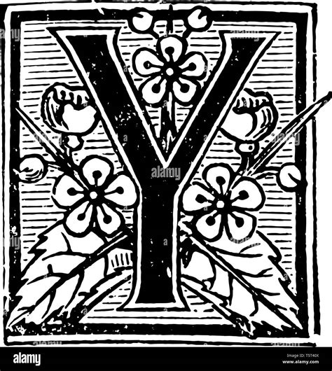 Decorative Letter Y