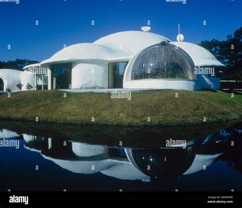 Xanadu, a futuristically designed dwelling in Kissimee, Florida, USA. This house is built with a ...