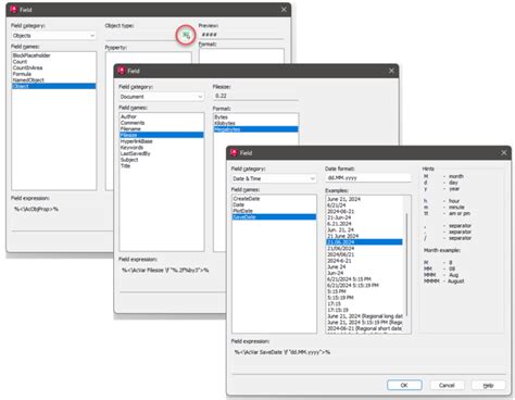 AutoCAD Fields Tutorial 的图像结果
