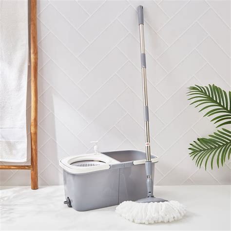 Buy Indus Edge 4Pcs Cleaning Bucket and Mop Set from Home Centre at ...