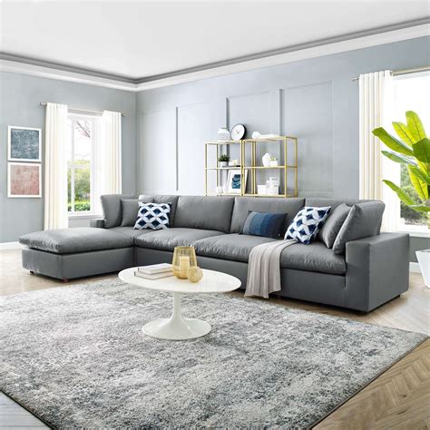 Grey Sectional Couch 的图像结果
