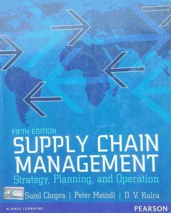 (Used) Supply Chain Management Strategy, Planning, And Operation ...