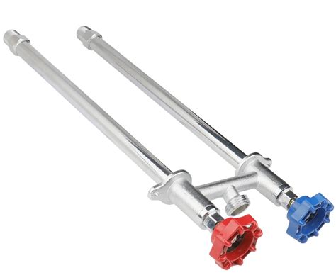 WHK 12 Inch Frost Free Outdoor Water Spigot Faucet Supply Hot and Cold ...