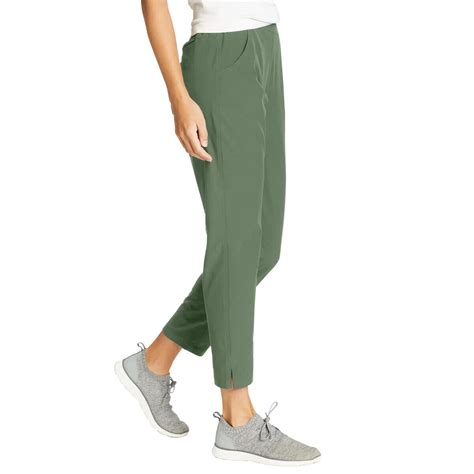 Eddie Bauer Womens Traveler Ankle Pants | Lightweight | UPF 50+ | 4-Way ...