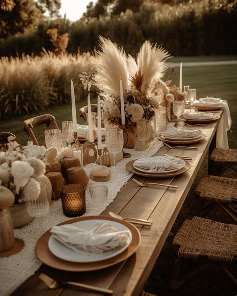 Boho Style Table Decoration