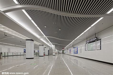 【北京】某处地铁站公共区域装修工程CAD施工图（附效果图）_装饰工程_土木在线