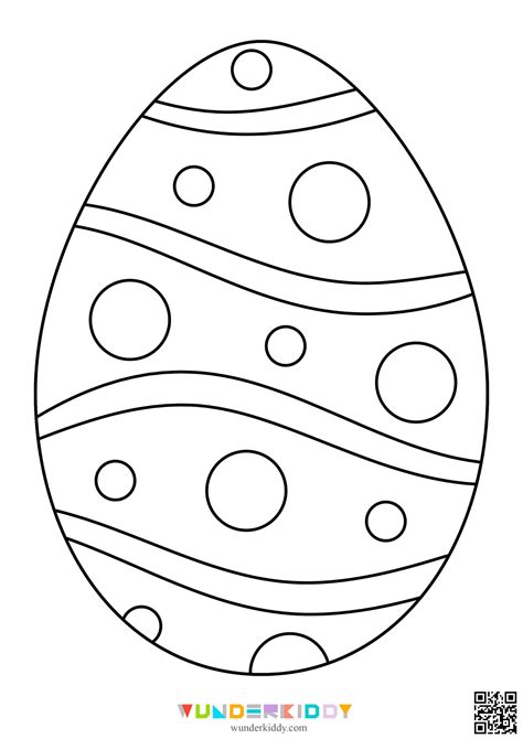 Printable Easter Egg Template and Colouring Page PDF | Easter egg ...