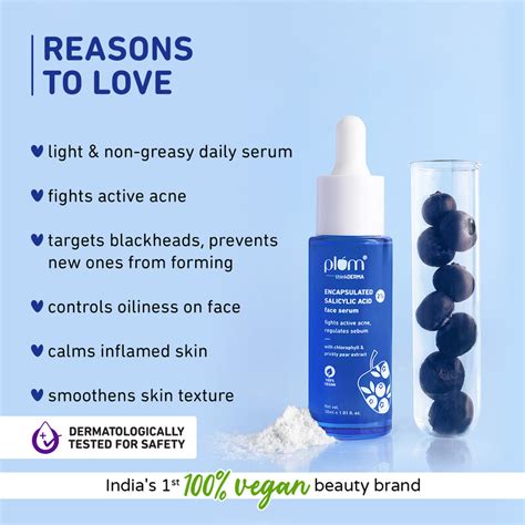 2% Encapsulated Salicylic Acid Anti-Acne Face Serum – Plum