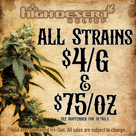 High Desert Relief Cannabis Dispensaries - Albuquerque & Santa Fe