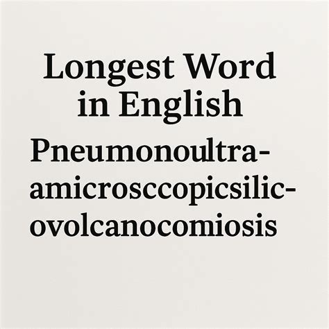 Breaking Down the Longest Word in EnglishAcademic Assignments