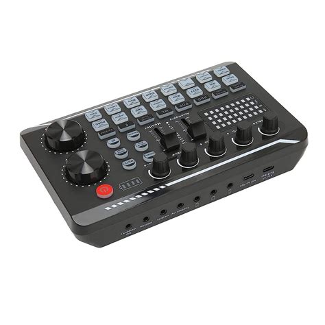 Sound Mixer, Intelligent Noise Reduction Live Broadcast Sound Card 12 ...