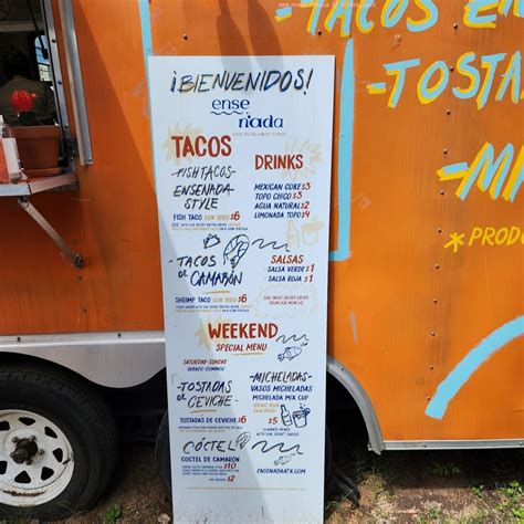 Menu at Arbor Food Park restaurant, Austin