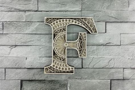 Layered F Letter