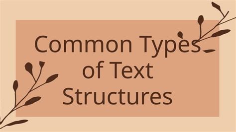 Types of Text Structure 的图像结果