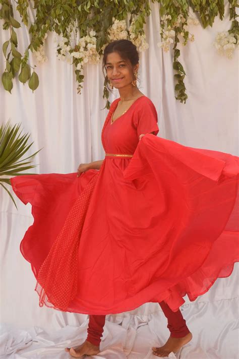 Sober Embroidered Anarkali – Darzigiri