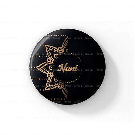 Buy Farnup Nani Pinback Badge (Pack of 1, 44 mm) Online at Low Prices ...