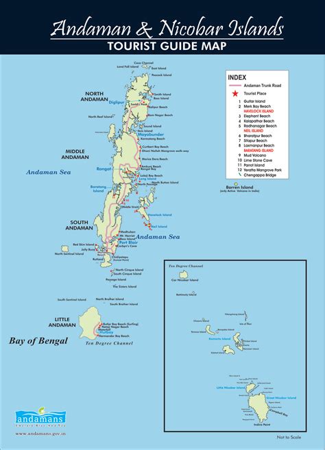 Nicobar Islands Map