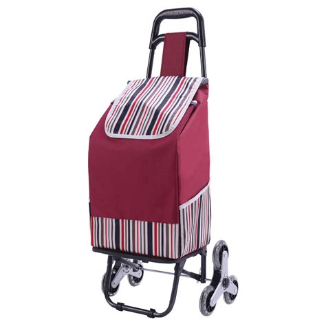 Buy Stair Climbing Push Trolly Folding Shopping Trolley Elderly ...