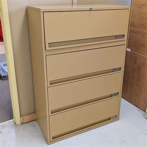 Large Filing Cabinet with Key