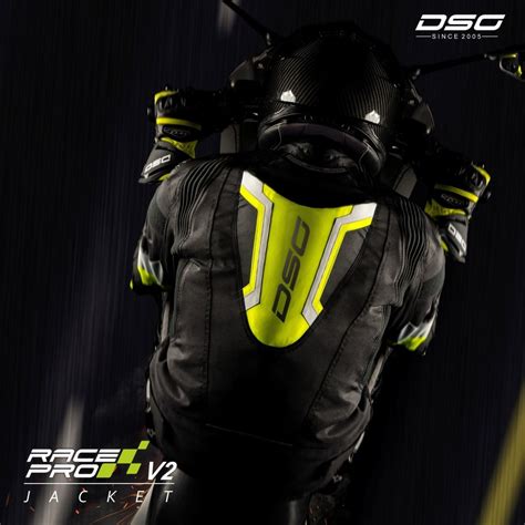 DSG RACE PRO V2 JACKET BLACK YELLOW FLUO – LRL Motors