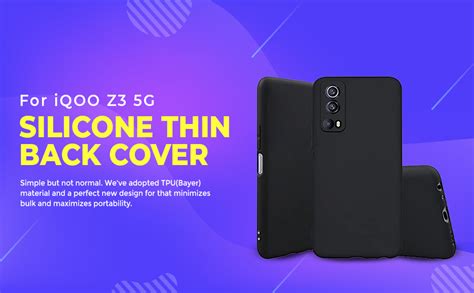 Lustree Iqoo Z3 5G Case Cover [Protective + Anti Shock Proof Case ...