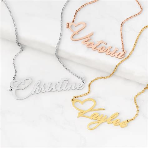 Personalized Planet Sterling Silver Handwritten Script Name Necklace ...
