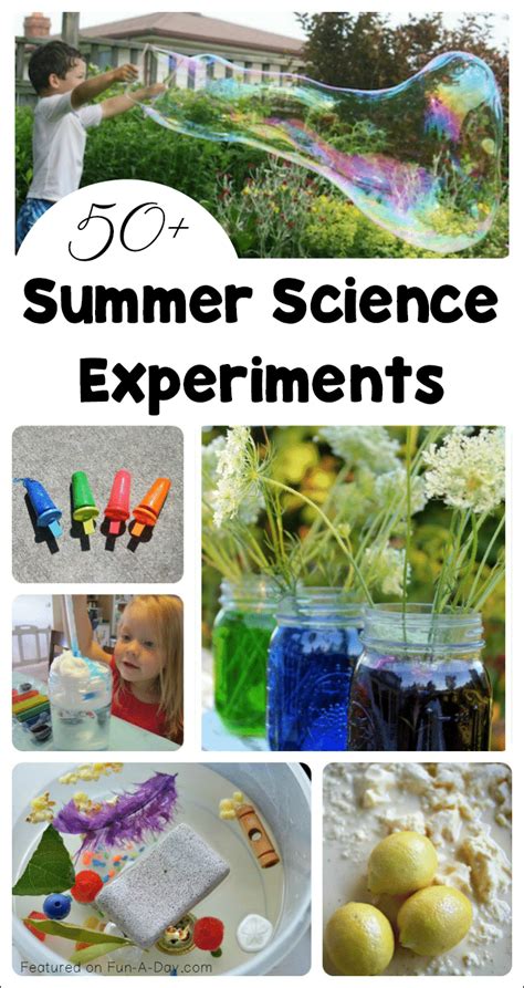 Summer Science Experiments 的图像结果