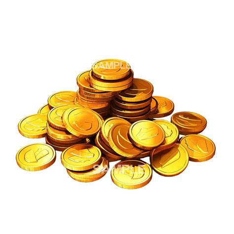 Gold Coins Clipart - PNG Format - Etsy | Gold coins, Gold, Clip art