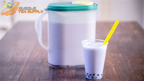 How to Make Taro Bubble Tea with Boba Tapioca Pearls by the Gallon ...