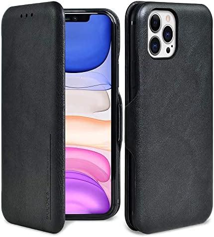 PULOKA iPhone 13 PRO Pu Leather Flip Back Cover Leather Wallet Case ...