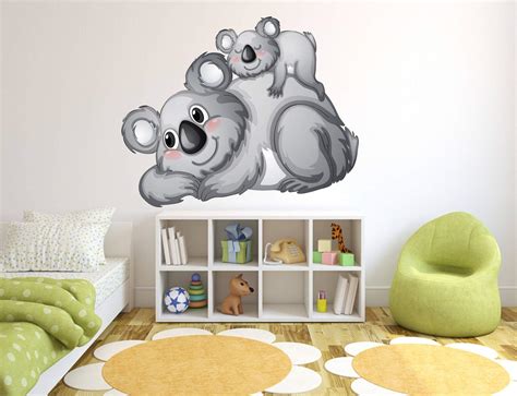Wallstick Happy Animals Wallsticker (Vinyl 55 cm x 45 cm) : Amazon.in ...