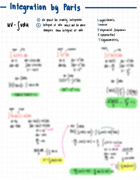 Image result for Calculus 2 Integration Practice Problems PDF