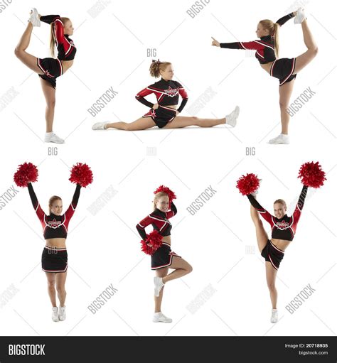 Cheerleading Poses Image & Photo (Free Trial) | Bigstock
