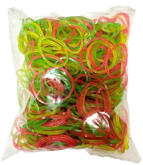 Smartbuyer Rubber Bands - 1 Inch Diameter,Multi Color Elastics Stretchy ...