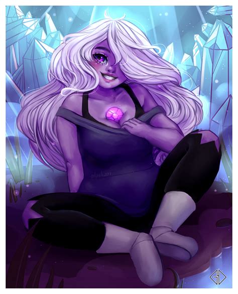 [Amethyst] Steven Universe Fan-art + Speedpaint by gelynele on DeviantArt