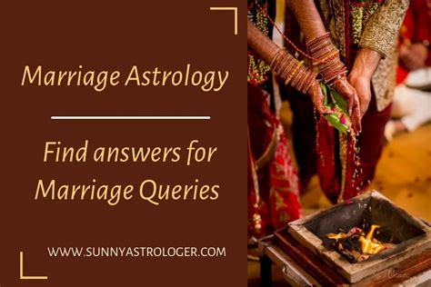 Marriage Astrology - What Your Horoscope Say About Marriage