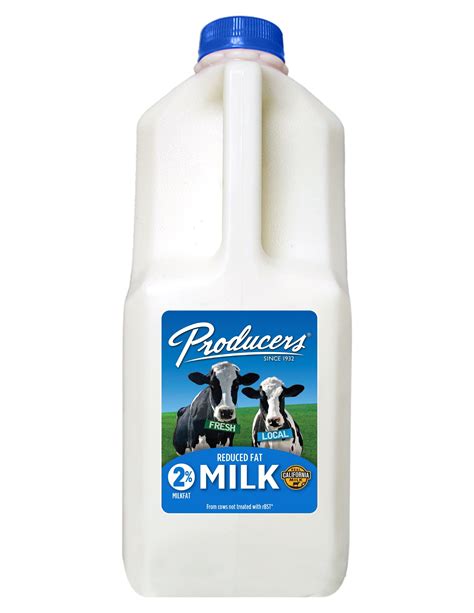 Producers 2% Reduced Fat Milk, Half Gallon - Walmart.com